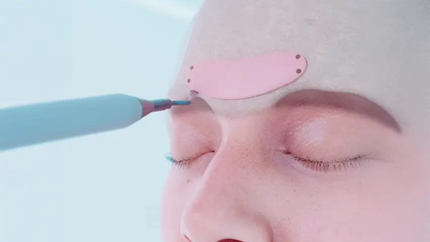 Forehead & brow feminization PIEZOSURGERY®